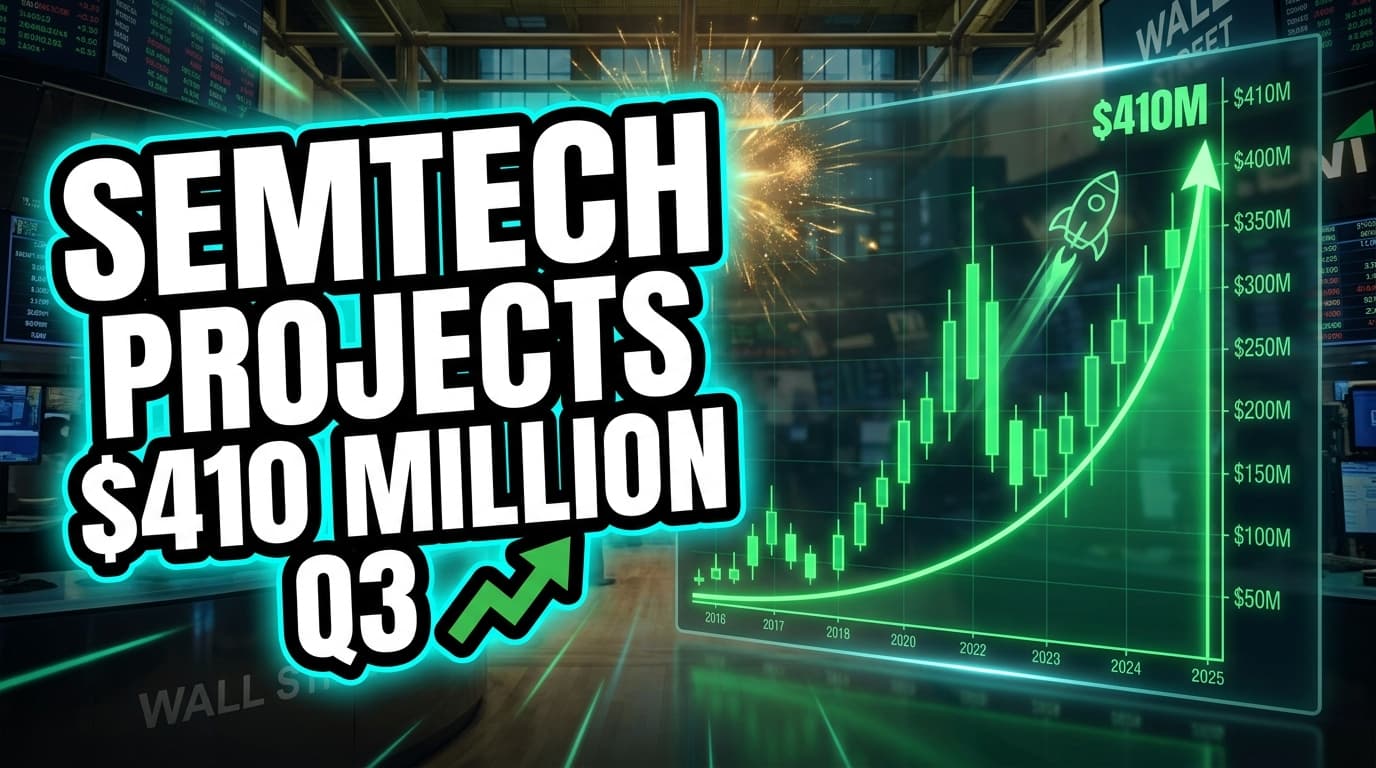 Semtech Projects $410 Million Q3 FY2027 Revenue, Citing Data Center Growth