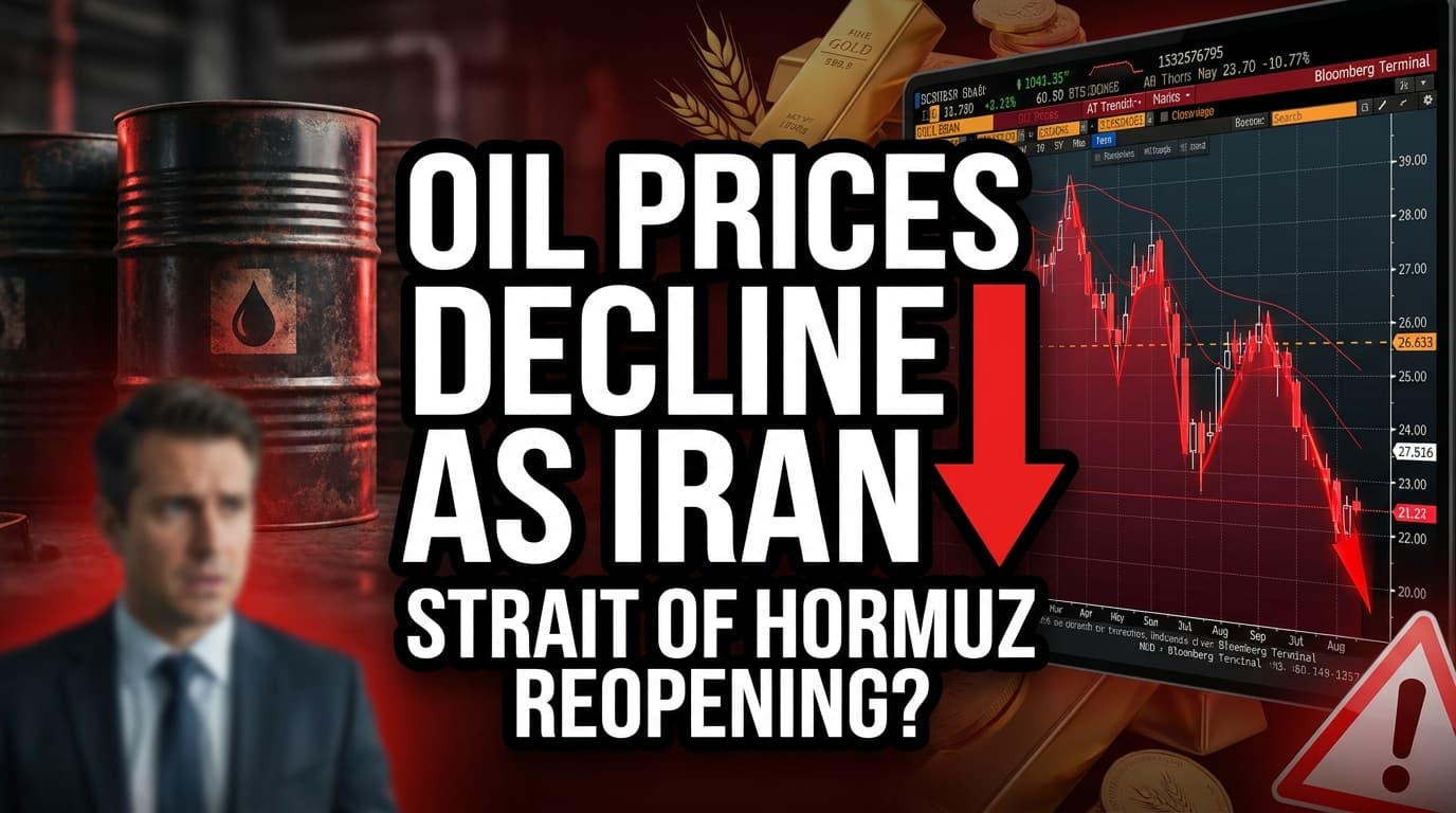 Oil Prices Decline as Iran, Oman Discuss Strait of Hormuz Reopening