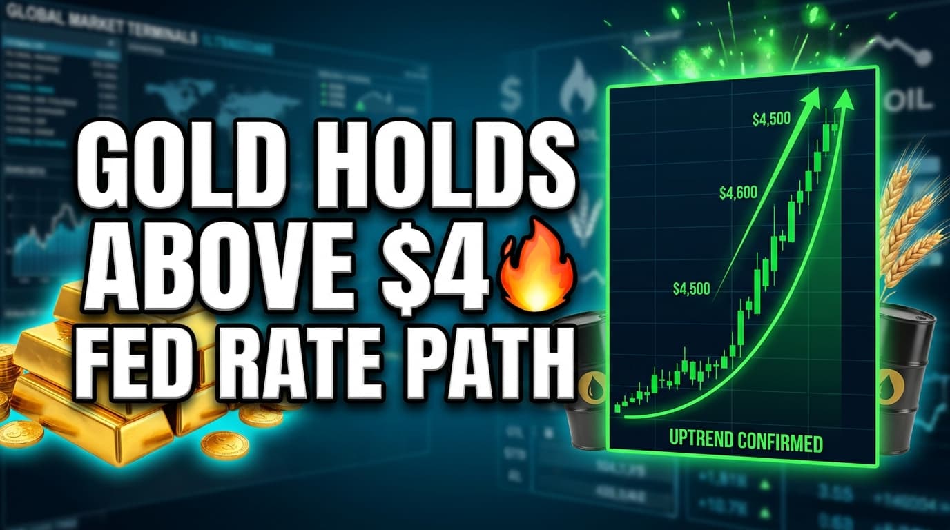Gold Holds Above $4,600 as Fed Rate Path Weighs on Investors