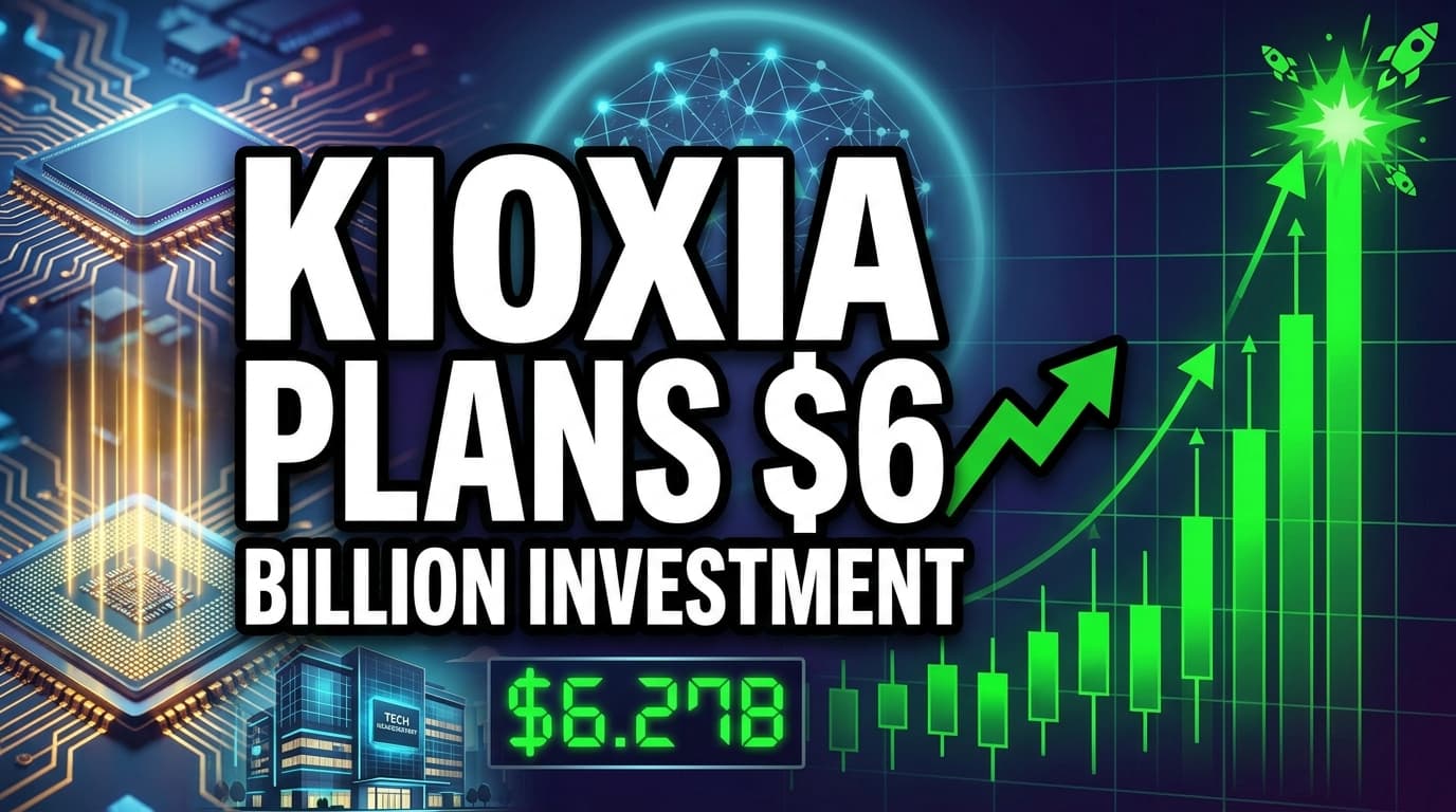 Kioxia Plans $6.27 Billion Investment in Japan Memory Facility