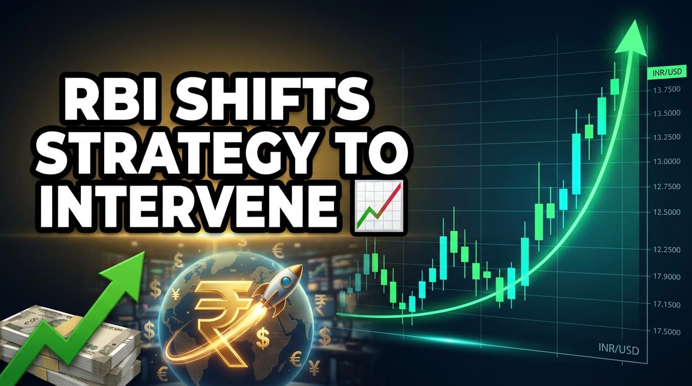 RBI Shifts Strategy to Intervene on Rupee Weakness