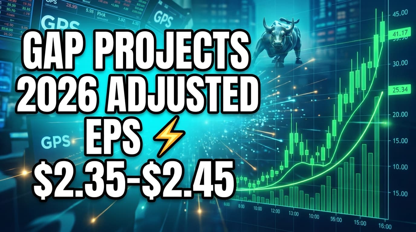 Gap Projects 2026 Adjusted EPS of $2.35-$2.45, Narrows Sales Growth Forecast
