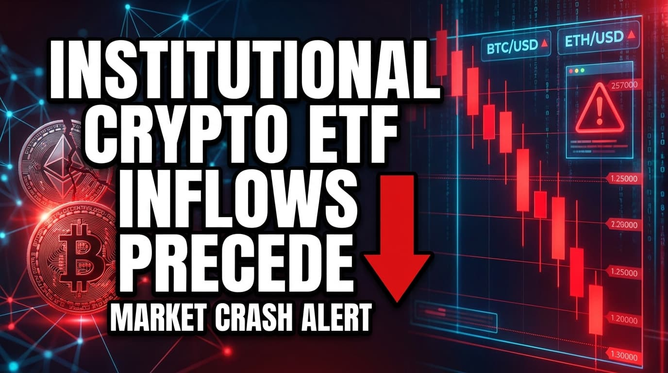 Institutional Crypto ETF Inflows Precede Market Drop After Hawkish Speech