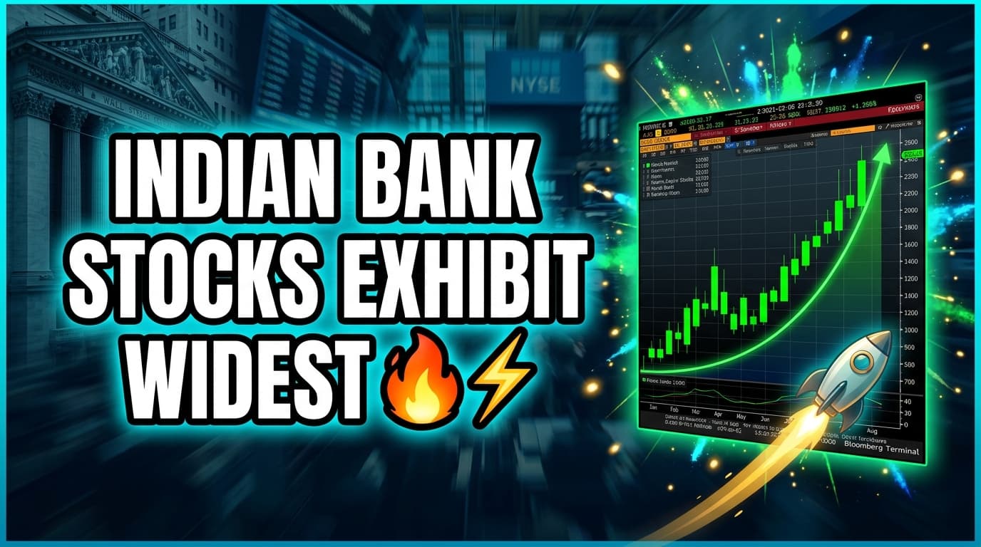 Indian Bank Stocks Exhibit Widest Exchange Price Disparity in Decades