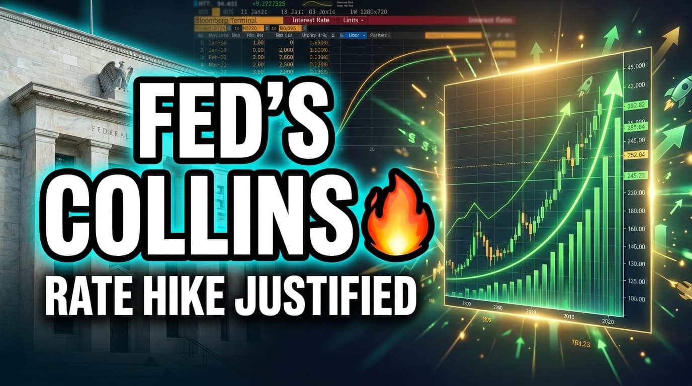Fed's Collins: Rate Hike Justified If Inflation Fails to Meet Expectations