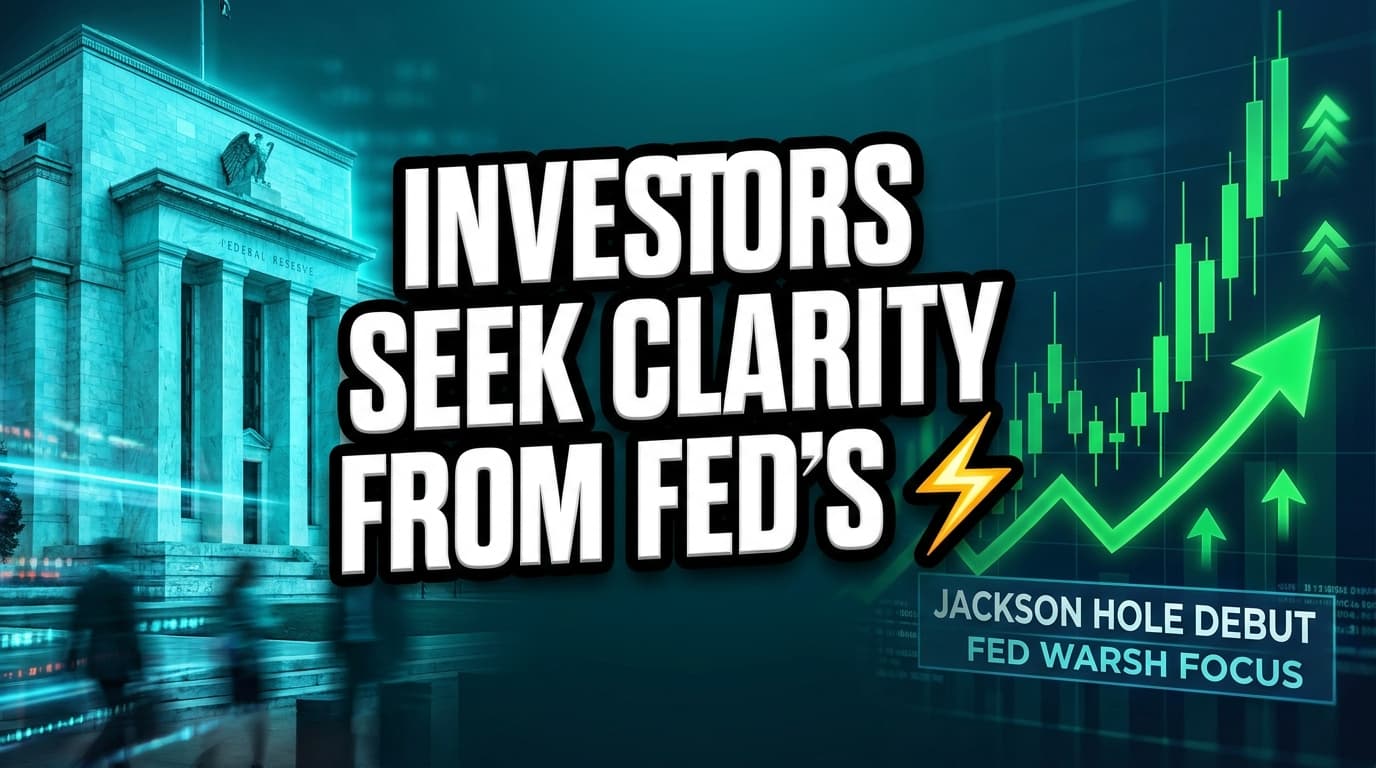 Investors Seek Clarity from Fed's Warsh at Jackson Hole Debut