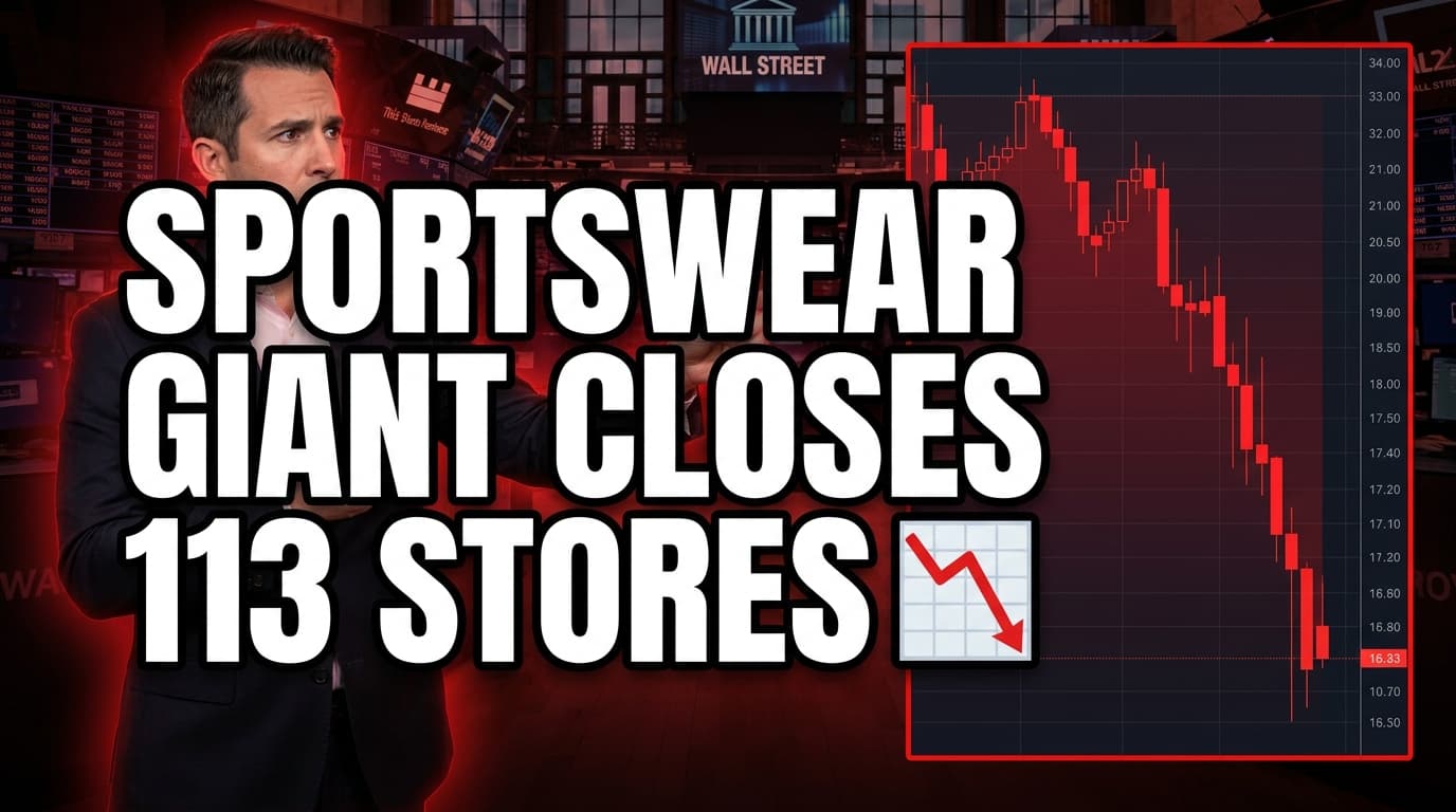 Sportswear Giant Closes 113 Stores Amid Plunging Share Price