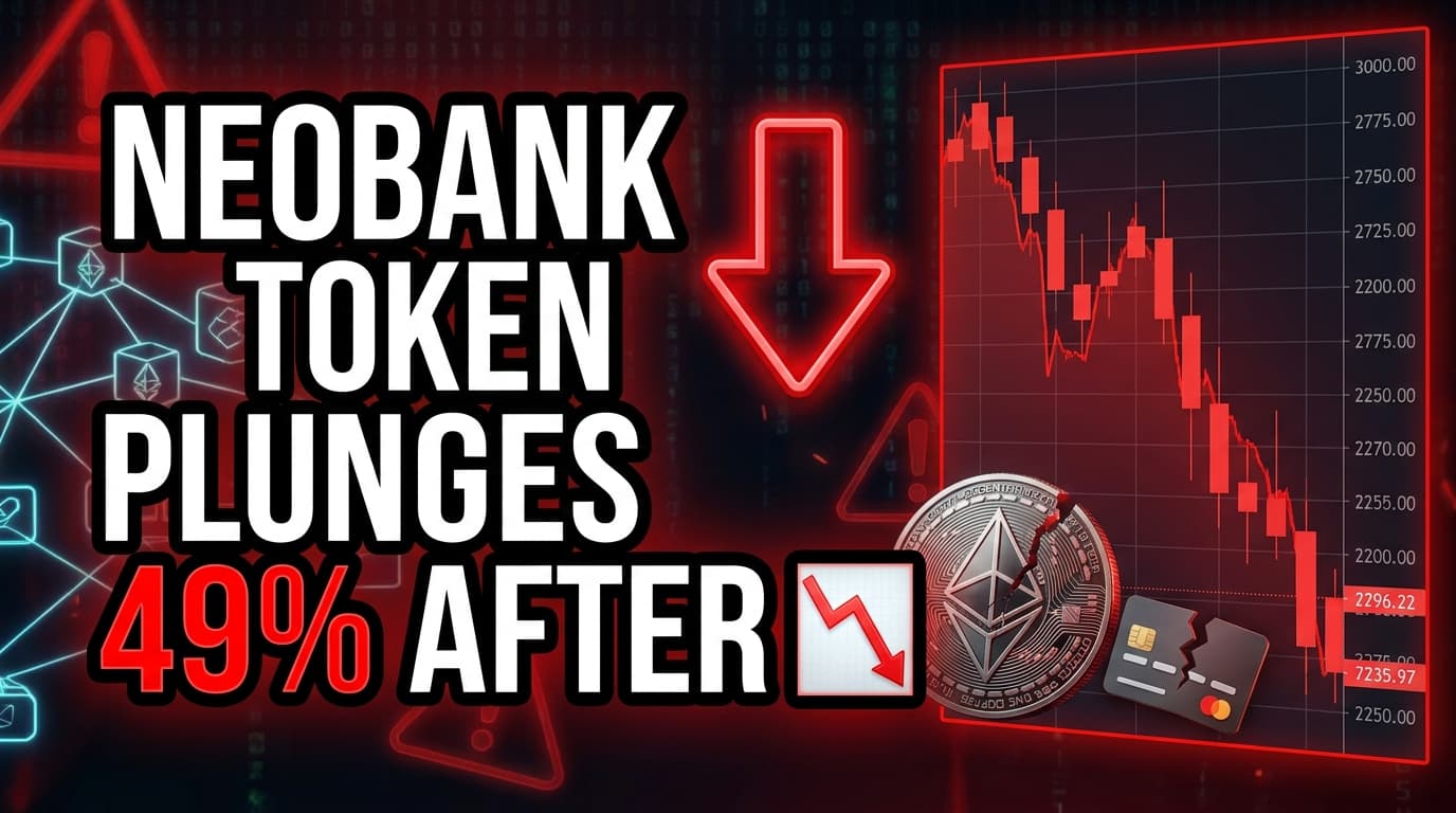 Neobank Token Plunges 49% After $1.1 Million Crypto Card Exploit