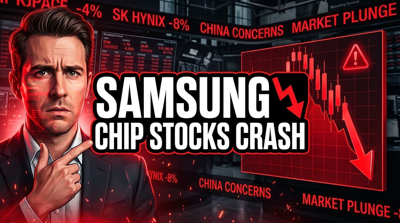 Samsung, SK Hynix Stocks Plunge Amid Intensifying China Chip Concerns