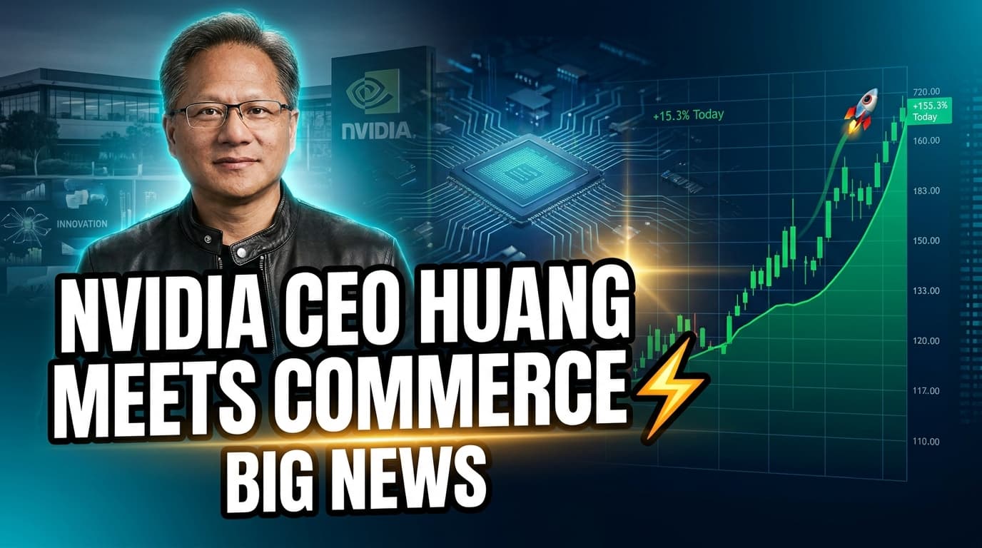 Nvidia CEO Huang Meets Commerce Secretary Amid China Scrutiny