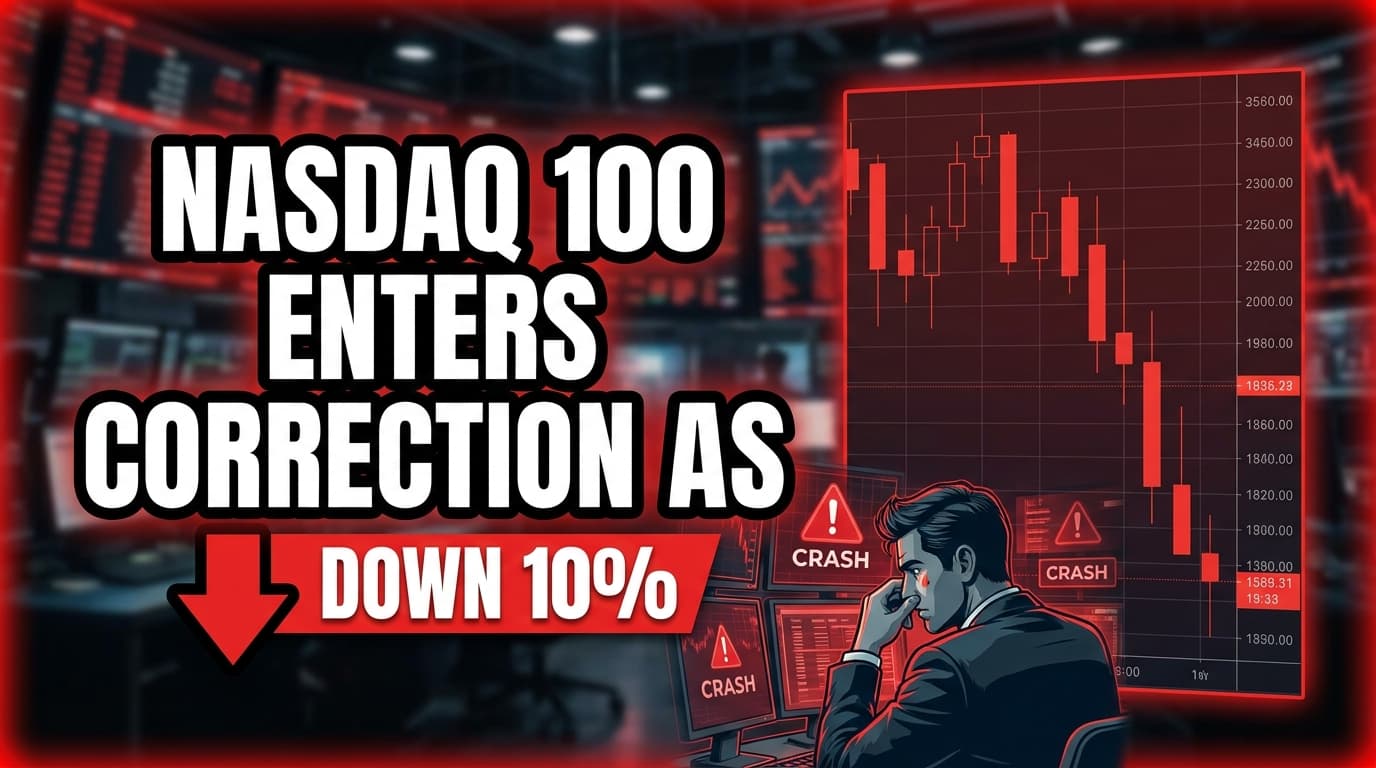 Nasdaq 100 Enters Correction as Global Chip Stocks Decline