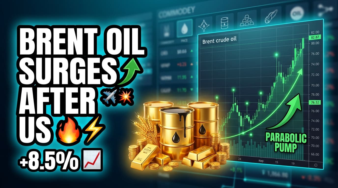 Brent Oil Surges After US Military Strikes Iranian Targets