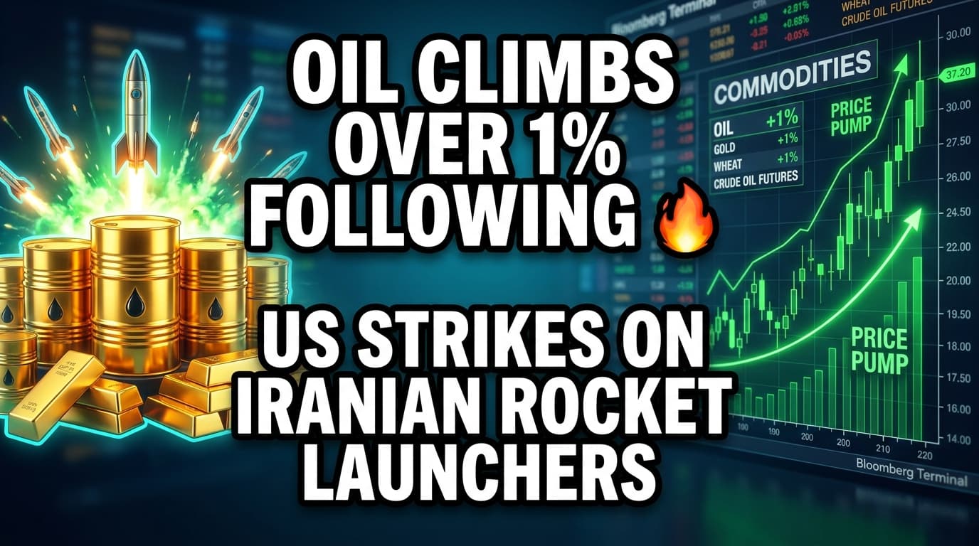 Oil Climbs Over 1% Following US Strikes on Iranian Rocket Launchers