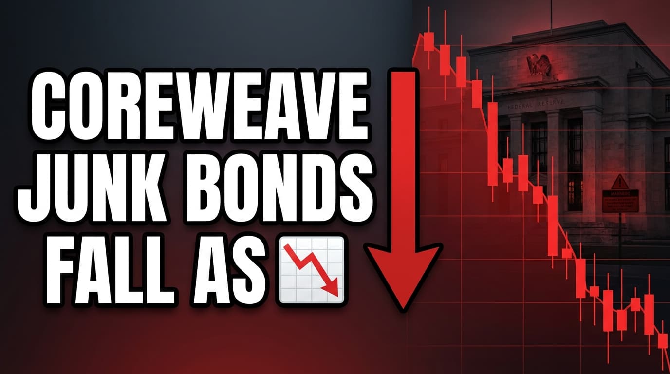 CoreWeave Junk Bonds Fall as Investors Doubt AI Sector Outlook
