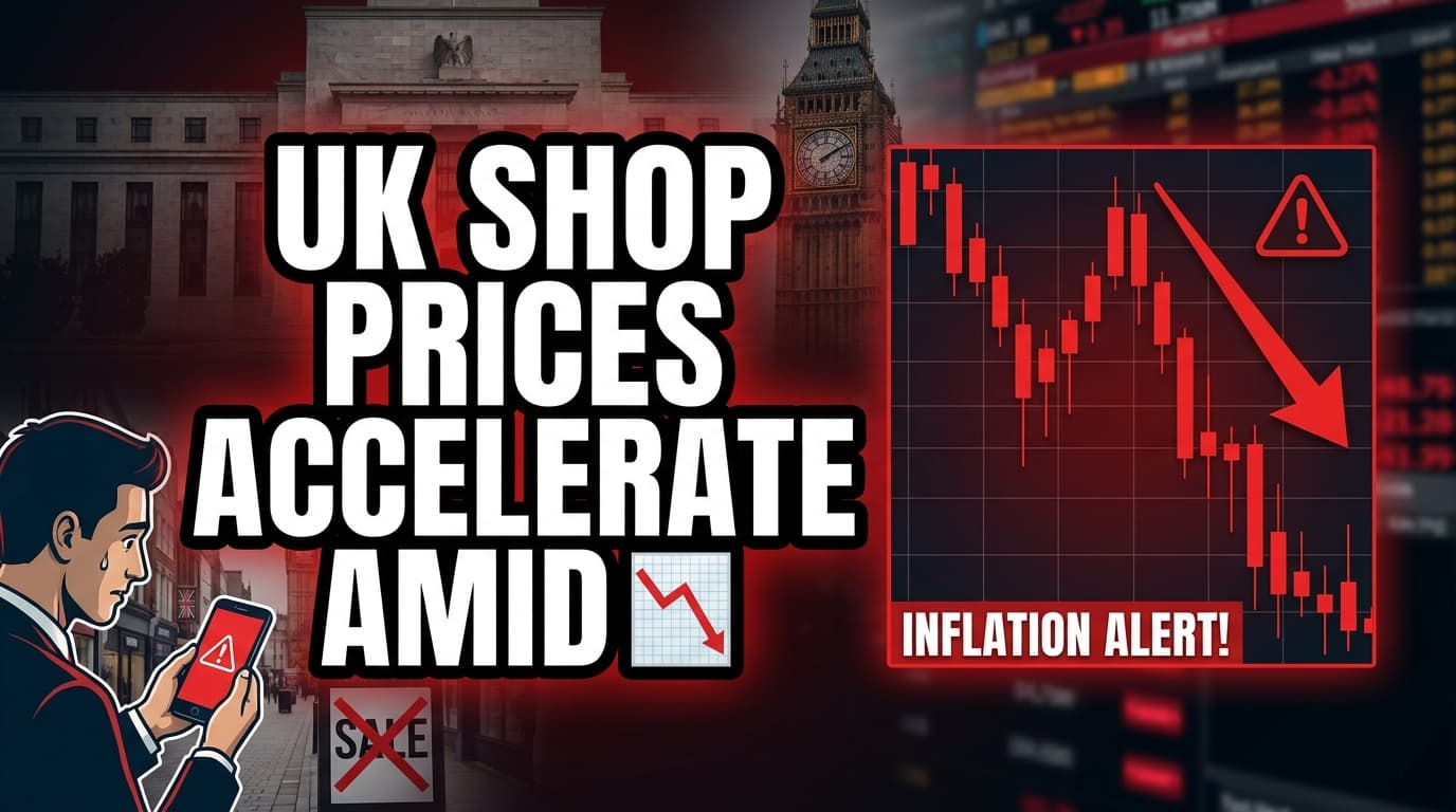 UK Shop Prices Accelerate Amid Inflationary Pressures, Middle East Tensions