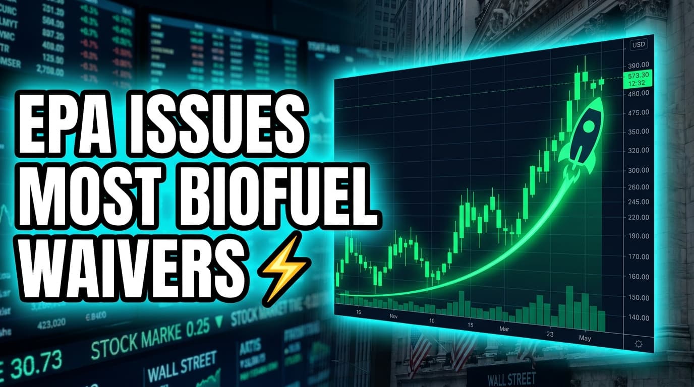 EPA Issues Most Biofuel Waivers Since 2017, Aiding Refiners