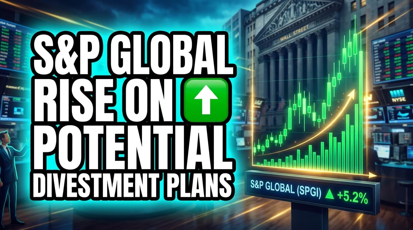 S&P Global Shares Rise on Potential Divestment Plans