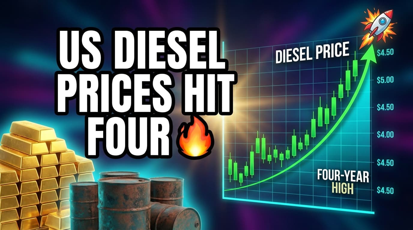 US Diesel Prices Hit Four-Year High Amid Trump Pressure on Refiners