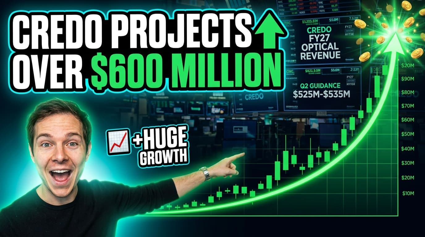 Credo Projects Over $600 Million in FY27 Optical Revenue, Q2 Guidance Set at $525M-$535M