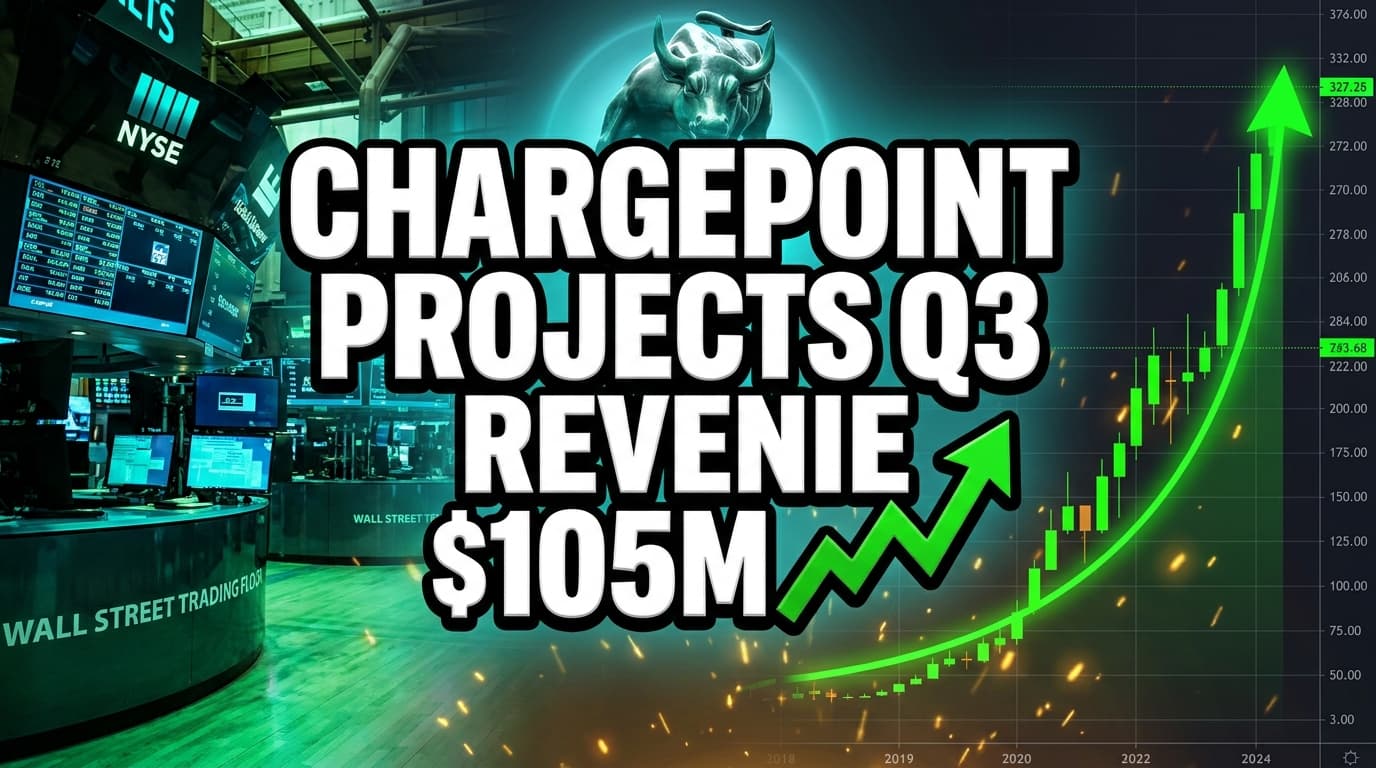 ChargePoint Projects Q3 Revenue $105M-$115M, Targets OpEx Below $50M