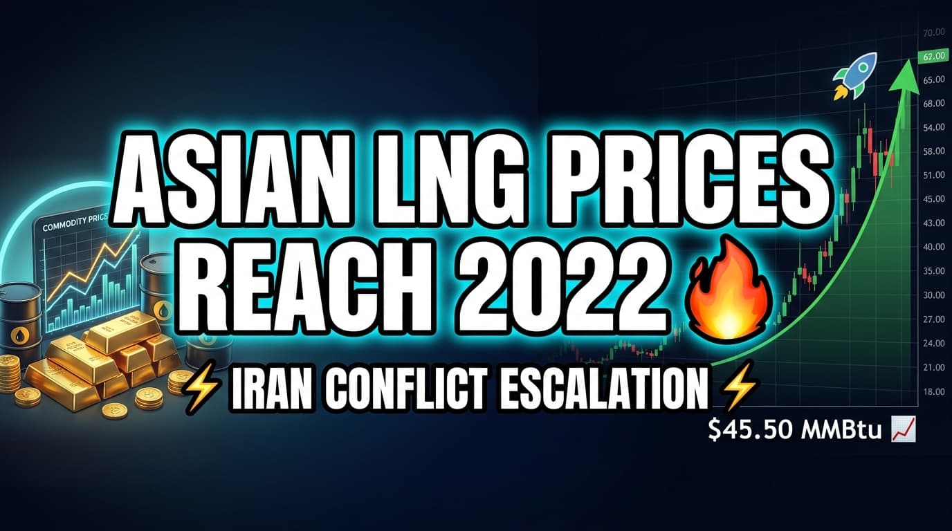Asian LNG Prices Reach 2022 High Amid Iran Conflict Escalation