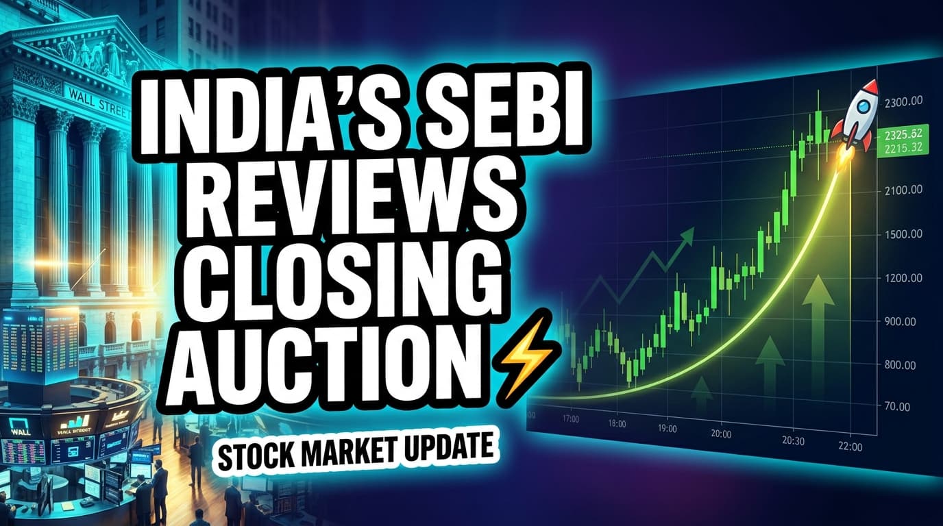 India's SEBI Reviews Closing Auction Amid Price Swings