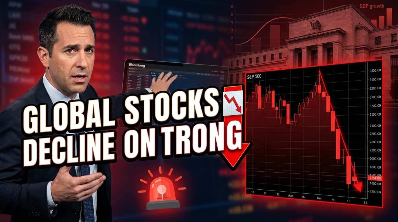 Global Stocks Decline on Strong Jobs Data, Boosting Rate Hike Odds