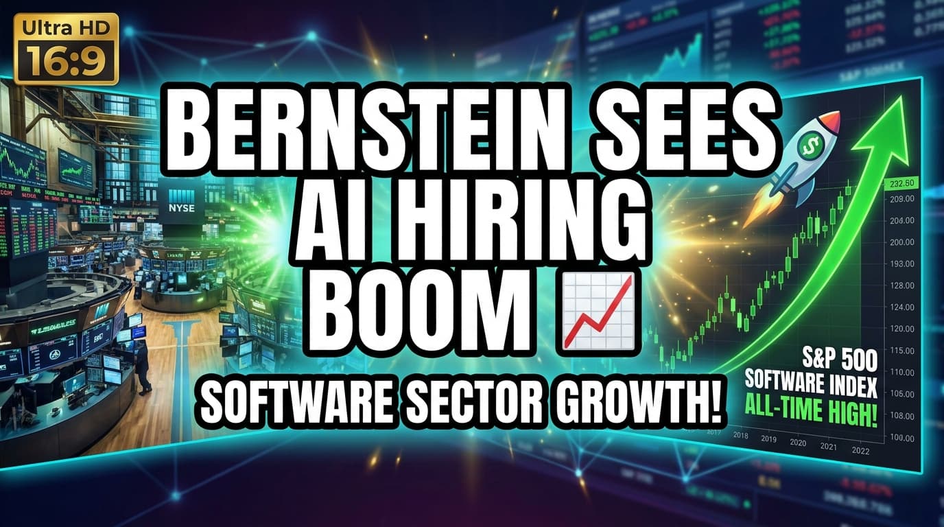 Bernstein Sees AI Hiring Boom Boosting Software Sector Growth