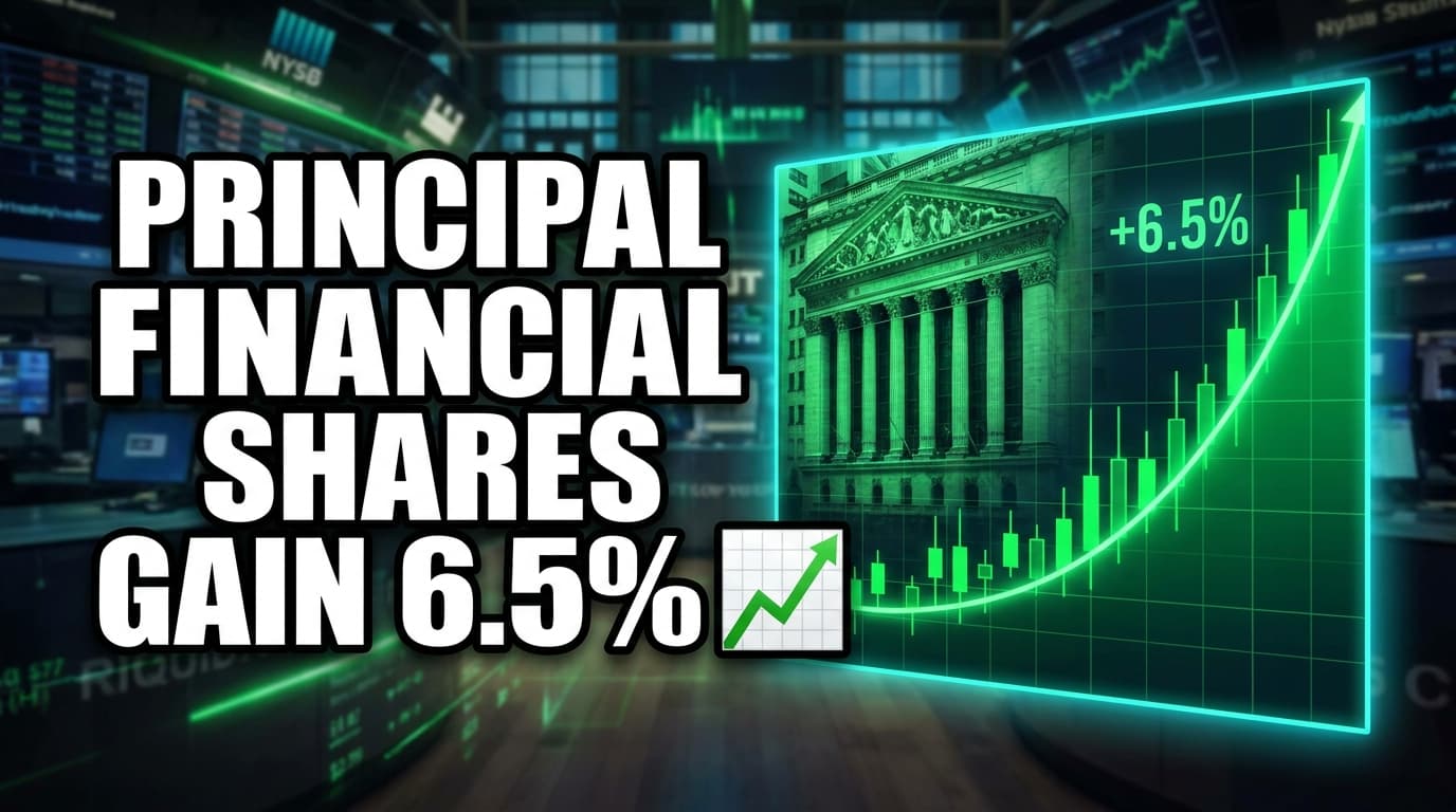 Principal Financial Shares Gain 6.5% on Strong Trading Volume