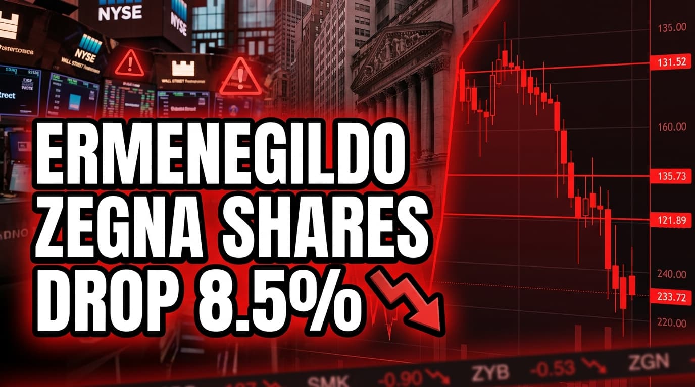 Ermenegildo Zegna Shares Drop 8.5% on Softened EPS