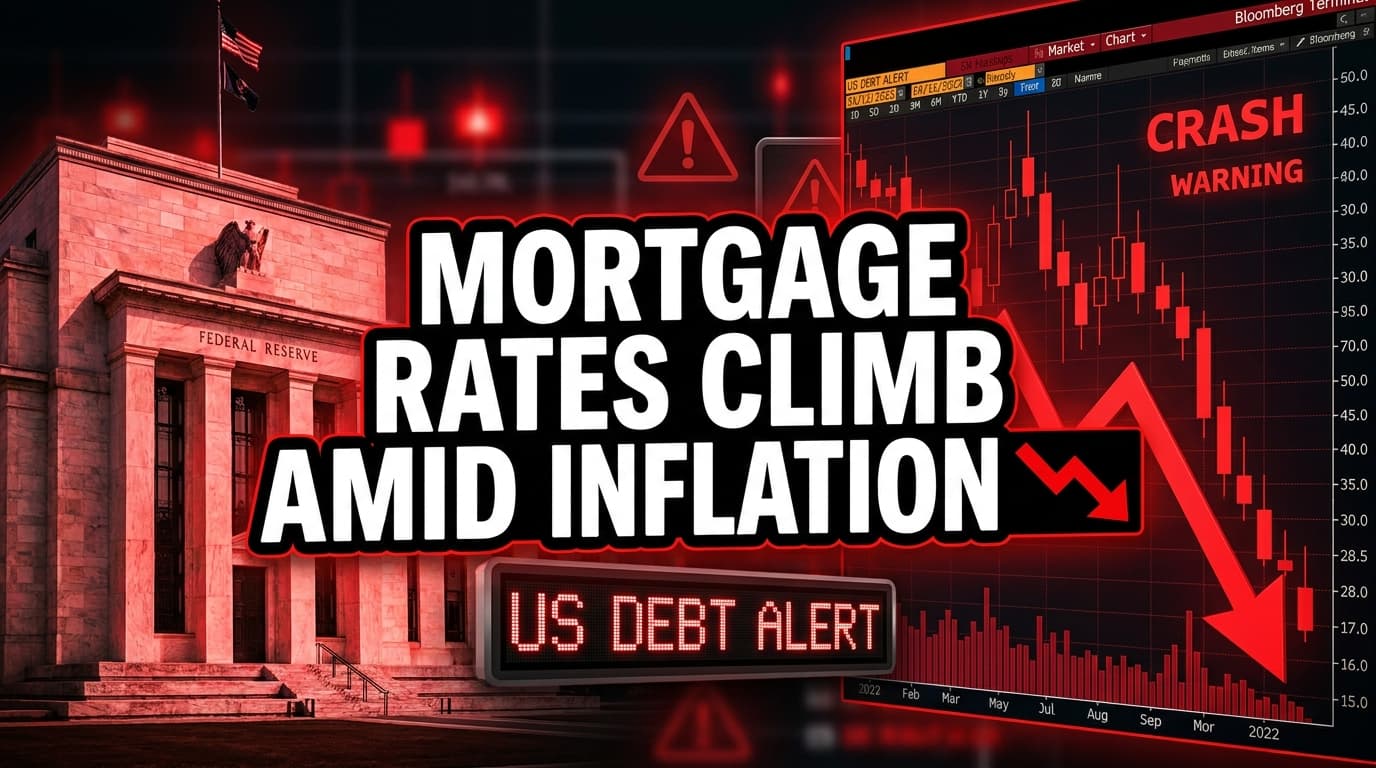 Mortgage Rates Climb Amid Inflation, US Debt Concerns