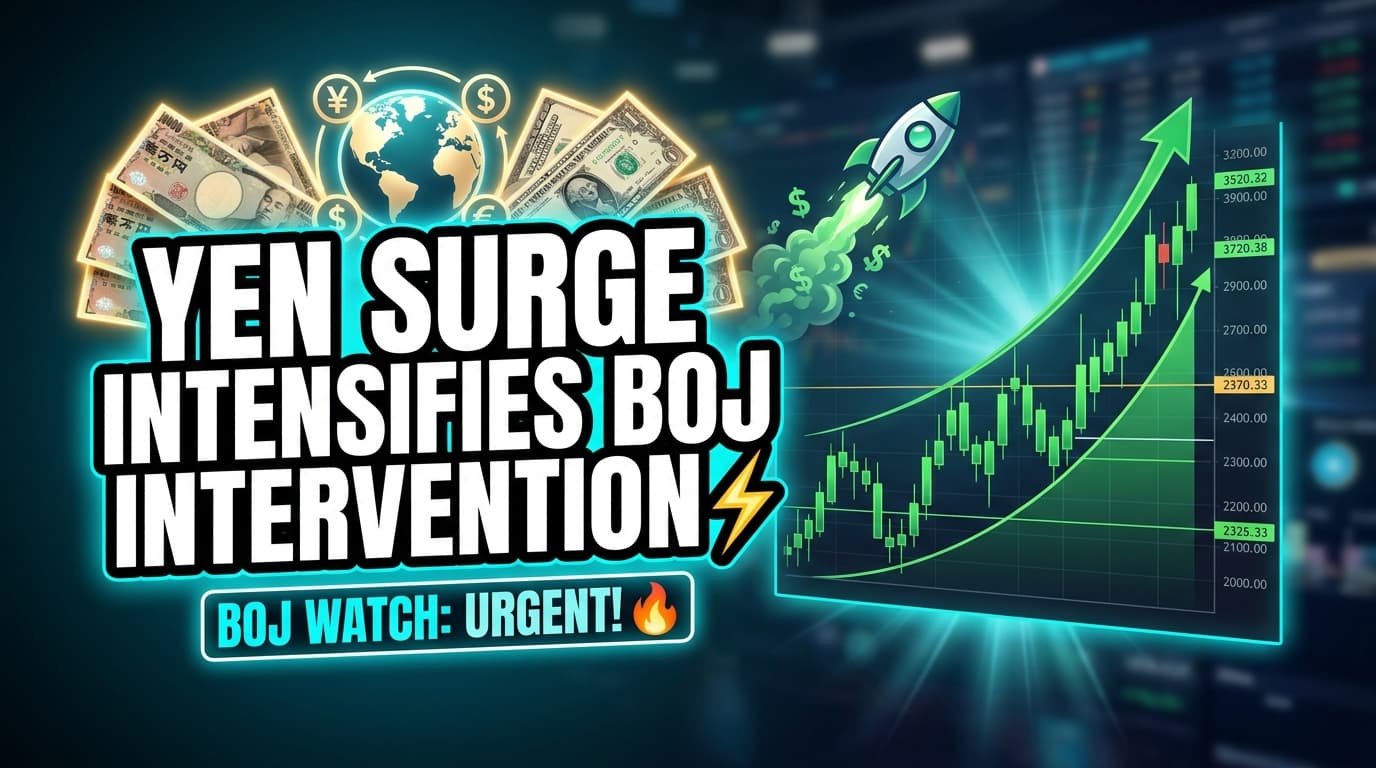 Yen Surge Intensifies BOJ Intervention Speculation
