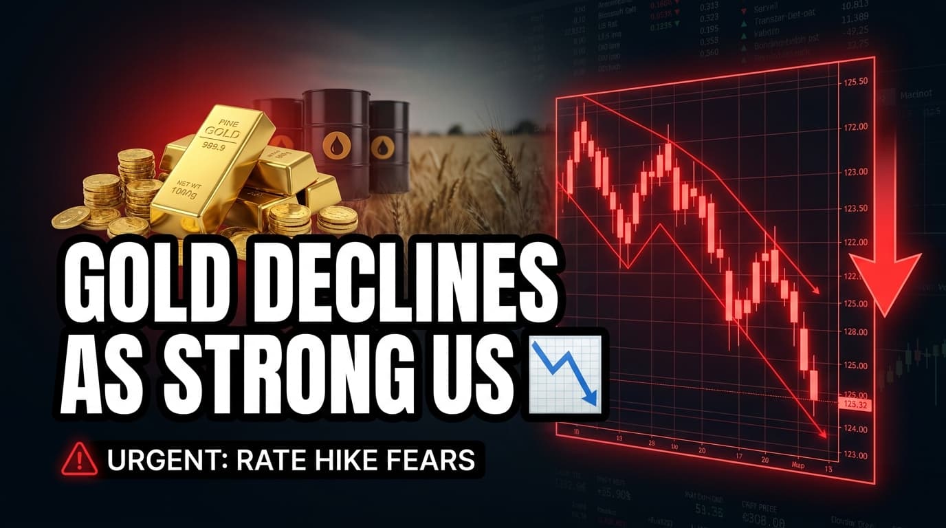 Gold Declines as Strong US Payrolls Boost Fed Rate Hike Prospects