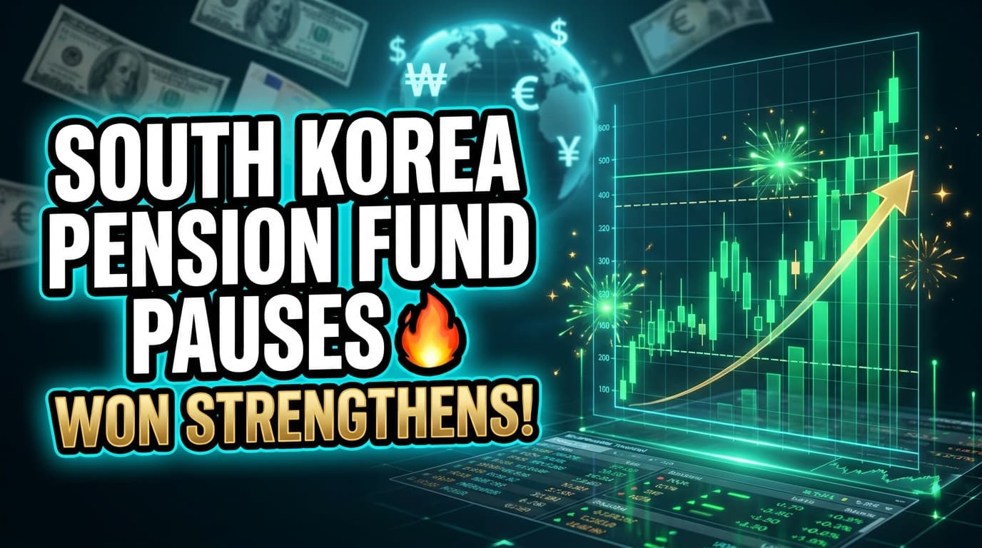 South Korea Pension Fund Pauses FX Hedging as Won Strengthens