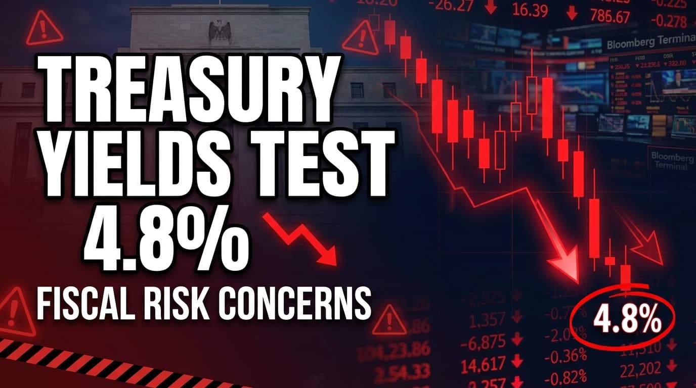 Treasury Yields Test 4.8% Amid Fiscal Risk Concerns