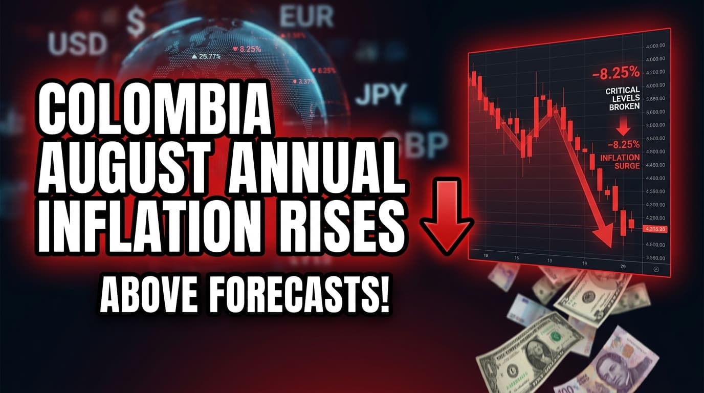 Colombia August Annual Inflation Rises Above Forecasts