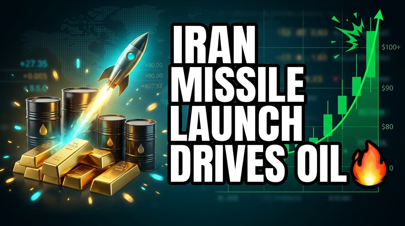 Iran Missile Launch Drives Oil Price Spike Amid Middle East Tensions