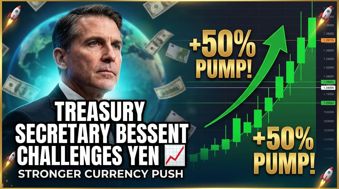 Treasury Secretary Bessent Challenges Yen Traders, Signals Stronger Currency Push