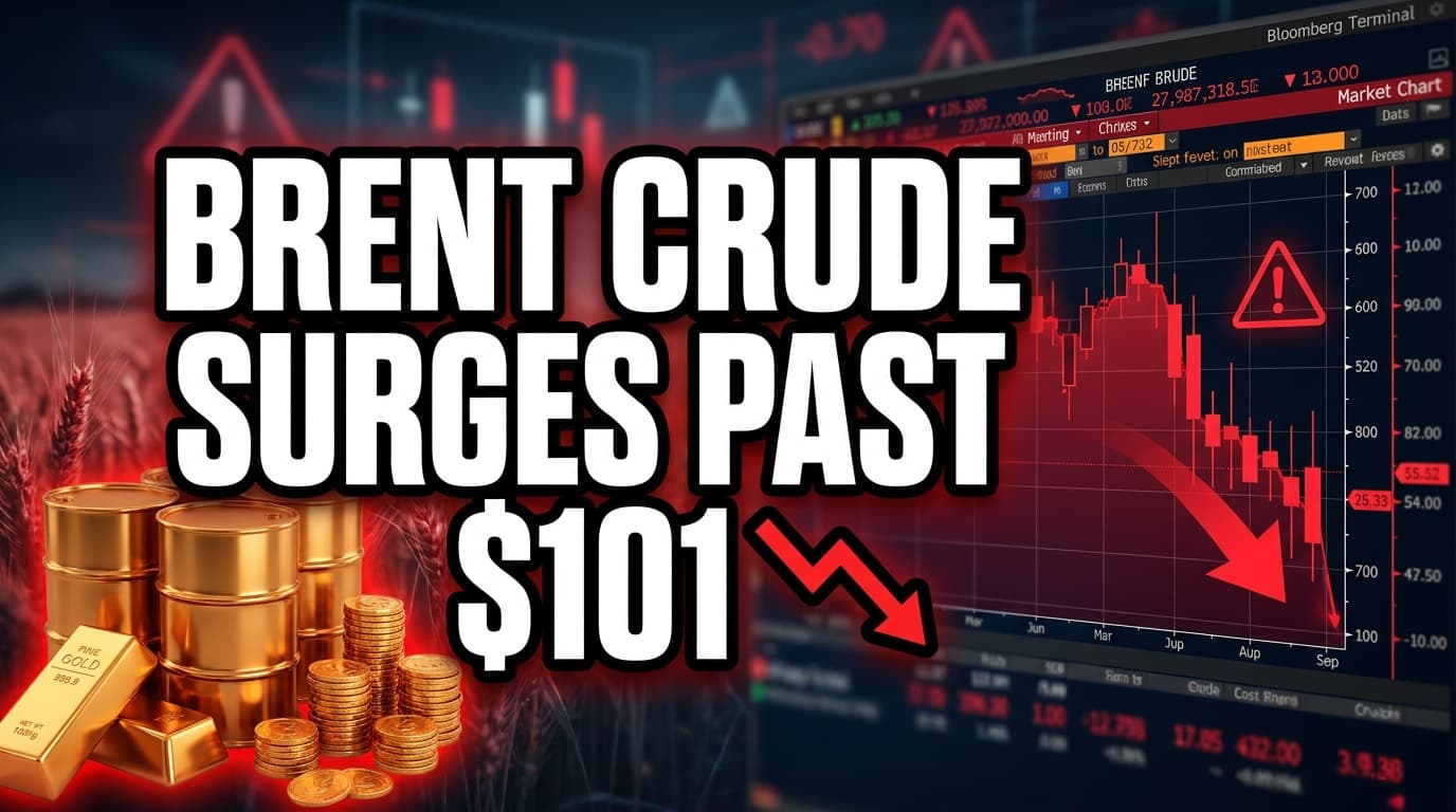 Brent Crude Surges Past $101 Amid Escalating Middle East Tensions