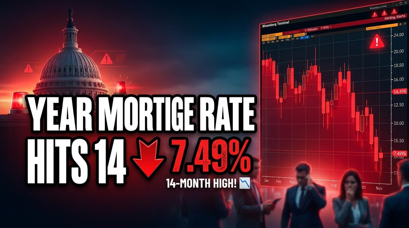 US 30-Year Mortgage Rate Hits 14-Month High
