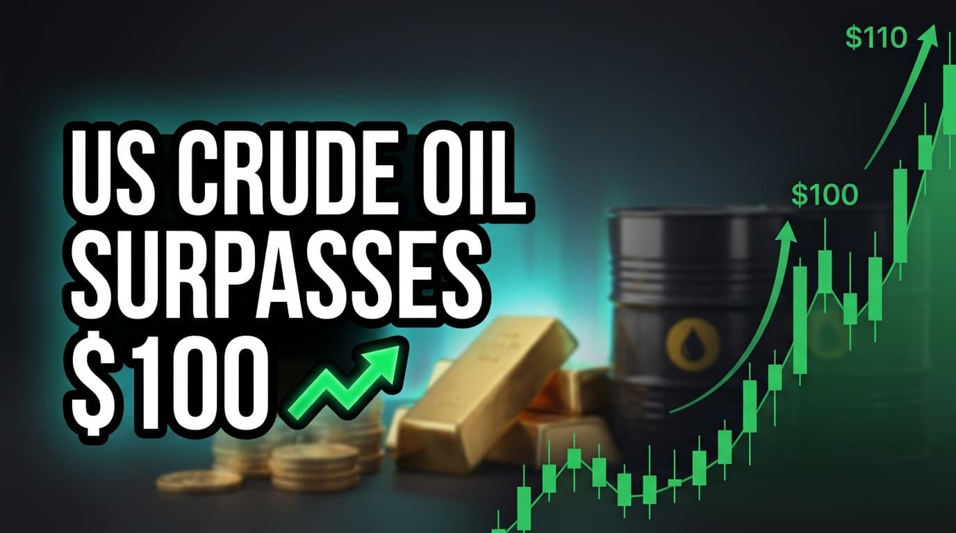 US Crude Oil Surpasses $100 a Barrel Amid Geopolitical Tensions