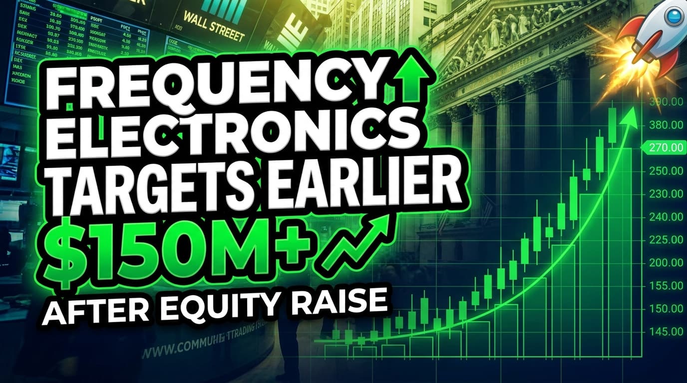 Frequency Electronics Targets Earlier $150M+ Revenue Goal After Equity Raise
