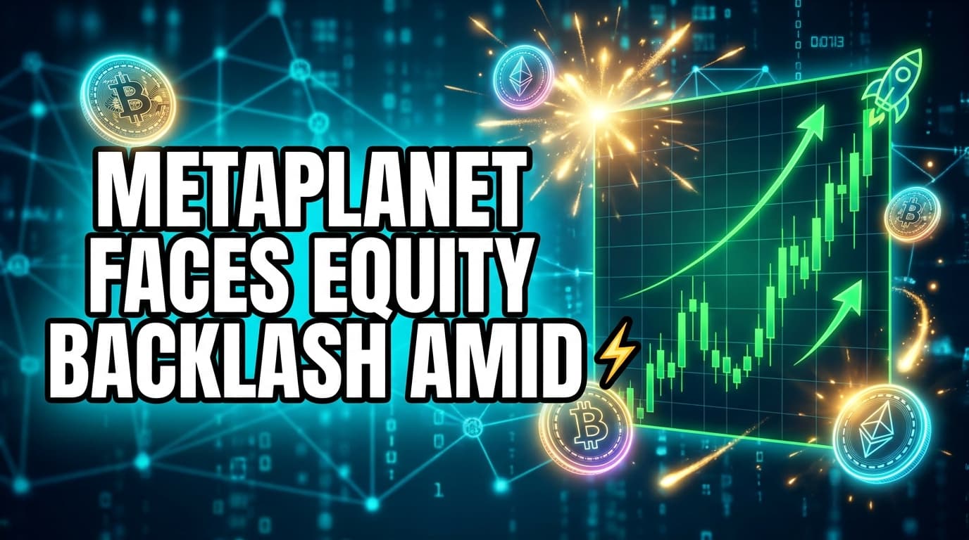 Metaplanet Faces Equity Backlash Amid Doubled Southeast Asia Crypto Funding