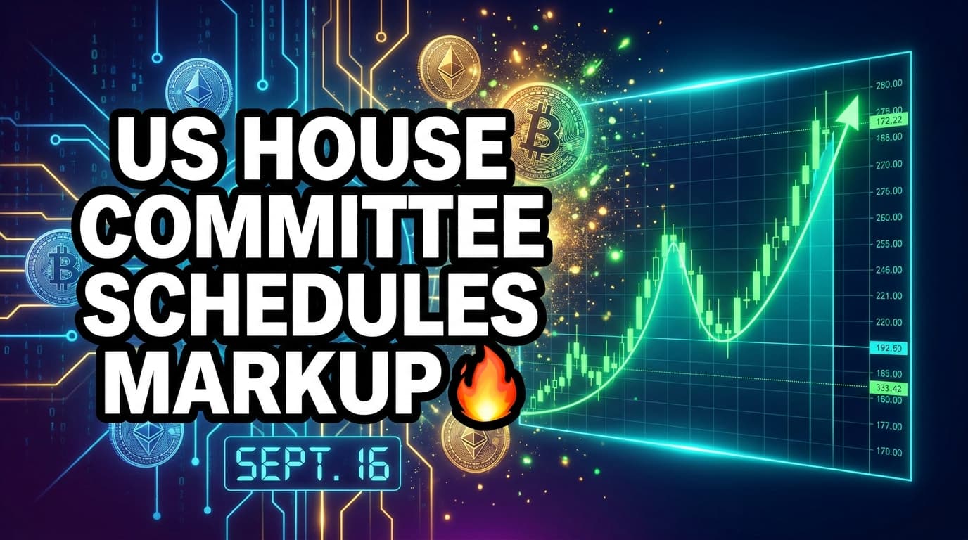 US House Committee Schedules Markup for Crypto Tax Rules on Sept. 16