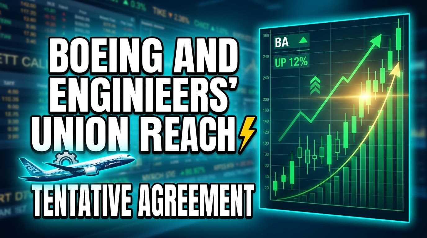 Boeing and Engineers' Union Reach Tentative Contract Agreement
