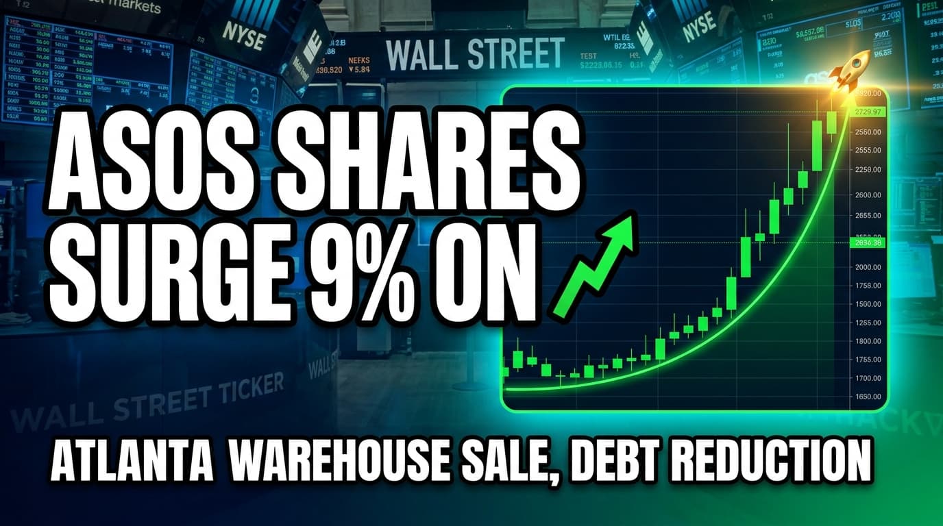 Asos Shares Surge 9% on Atlanta Warehouse Sale, Debt Reduction