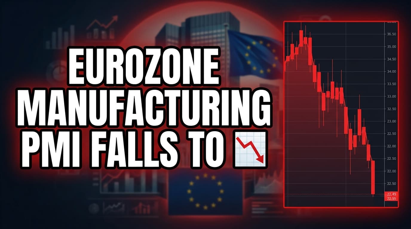 Eurozone Manufacturing PMI Falls to Four-Month Low