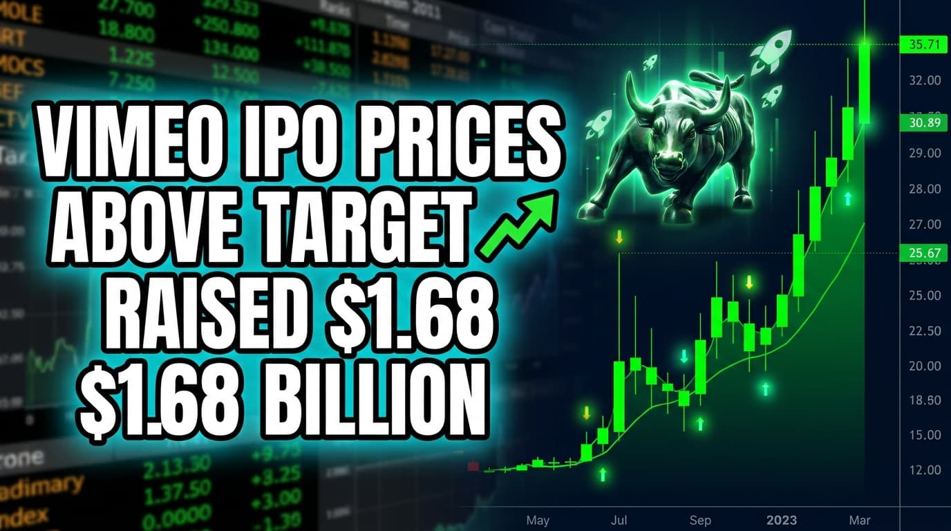Vimeo IPO Prices Above Target, Raising $1.68 Billion