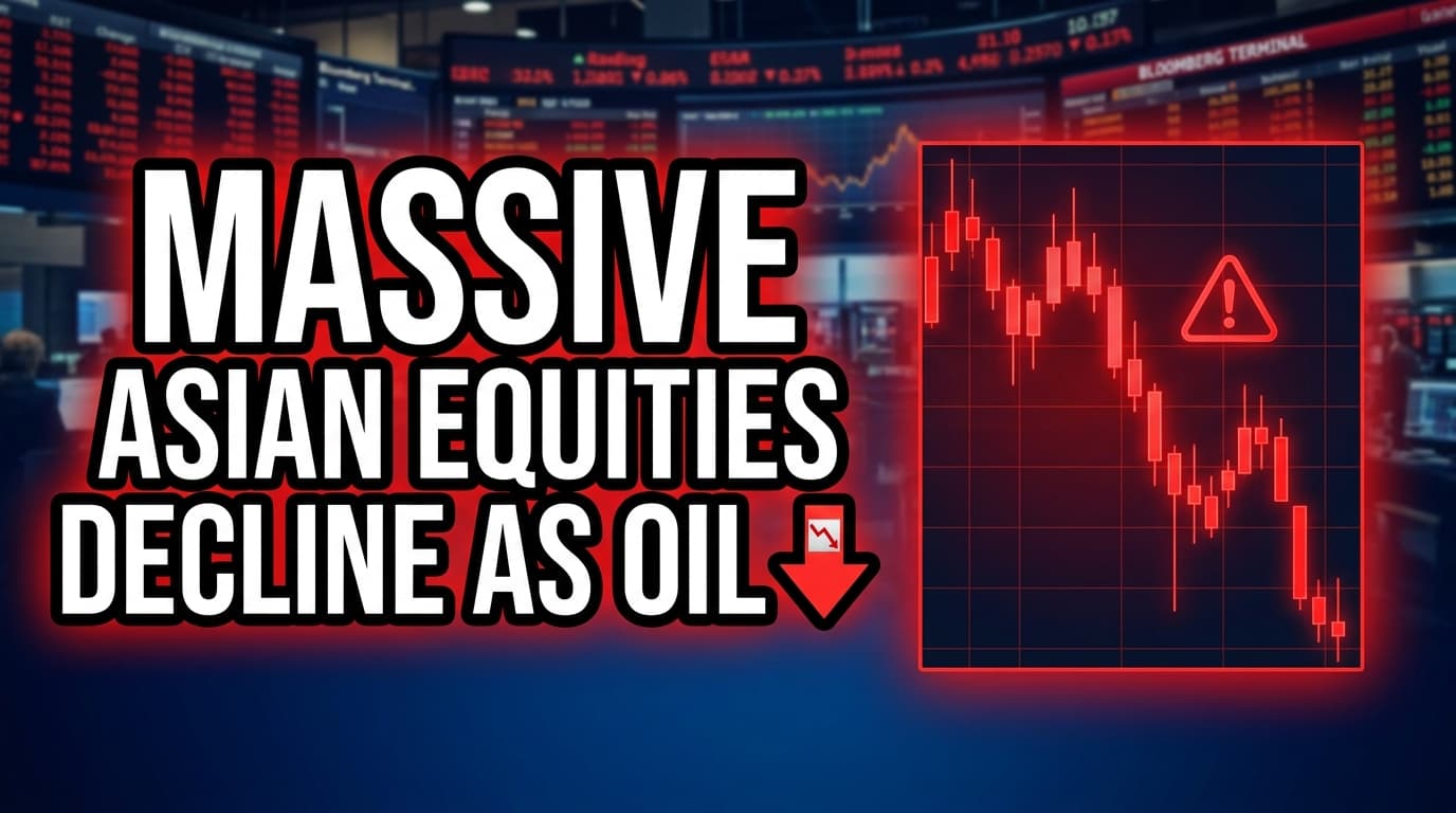 Asian Equities Decline as Oil Prices Rise Amid Looming Rate Hikes