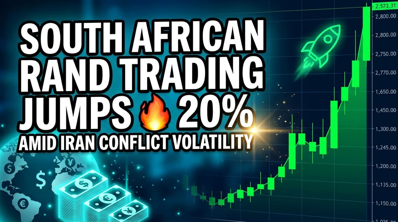 South African Rand Trading Jumps 20% in Q1 Amid Iran Conflict Volatility